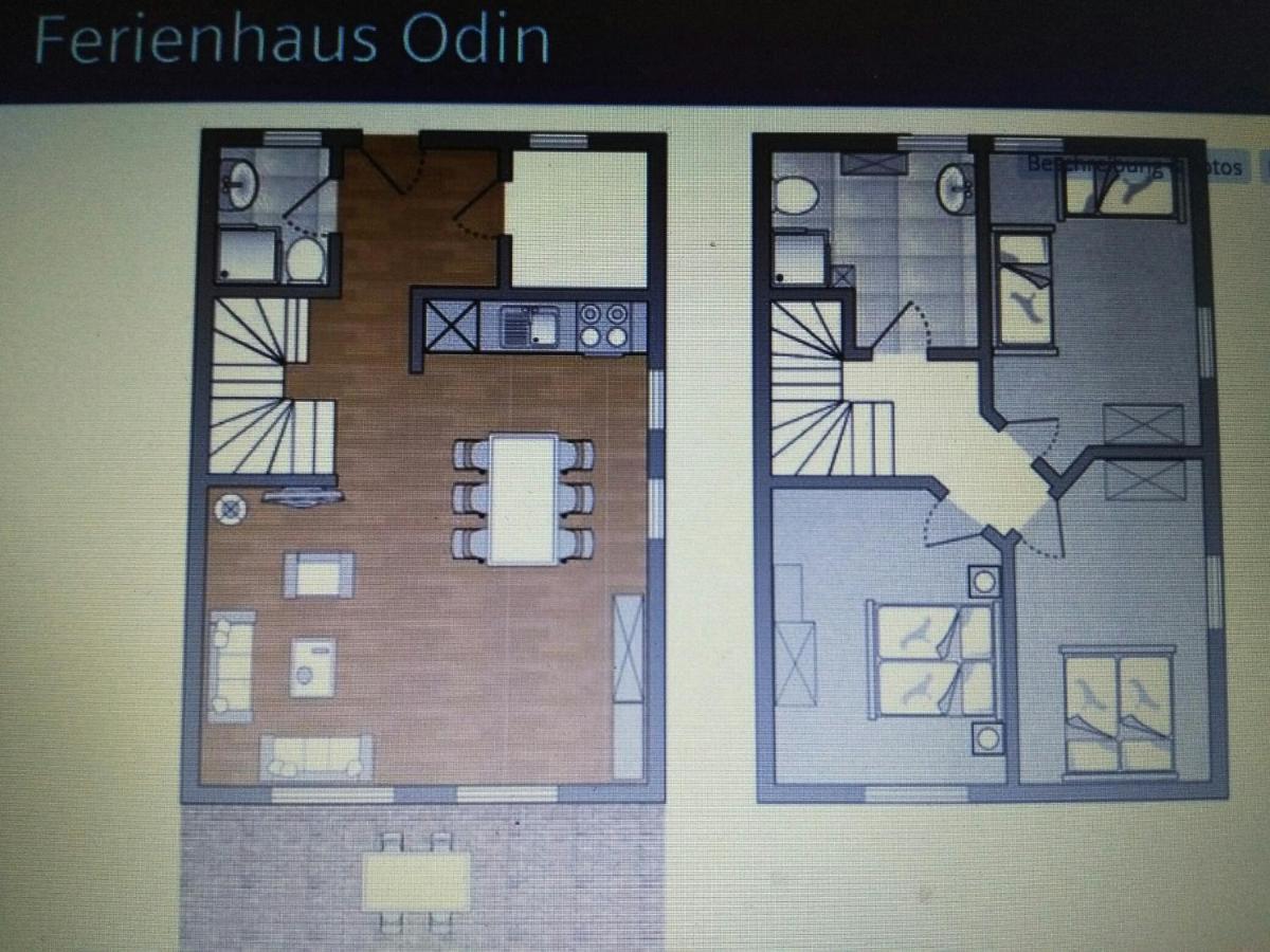 Ostseehaus Odin Doppelhaushälfte Wiek auf Rügen Exterior foto